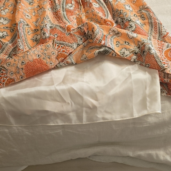 Ann Taylor Orange Sleeveless Midi Sundress - Picture 15 of 15